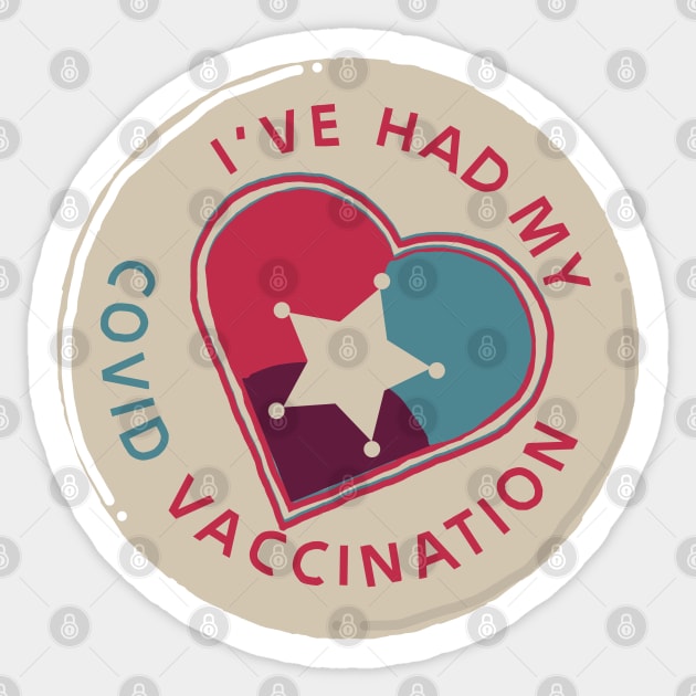 Because Science I Got My Covid 19 Vaccine Sticker by ellenhenryart